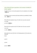 CSCI-2333-03 Exam questions and answers Graded A&plus;&NewLine;latest update&NewLine;The XOR instruction can be used to generate the two's complement of an integer&period;&NewLine;-False&NewLine;A link library contains procedures that have already been assembled into object&NewLine;code&period; -True