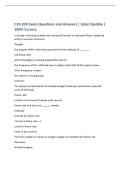 CVS 203 Exam Questions and Answers &vert; latest Update &vert;&NewLine;100&percnt; Correct&period;&NewLine;a change in frequency when the motion of laminar or turbulent flow is detected&NewLine;within a vascular structure&period;&NewLine;Doppler&NewLine;the doppler shift is directly proportional to the velocity of &lowbar;&lowbar;&lowbar;&lowbar;&lowbar;