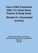 Cisco CCNA Commands 2026 &vert; CLI Cheat Sheet&comma; Practice & Study Guide