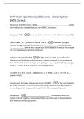 CSPT Exam Questions and Answers &vert; latest Update &vert;&NewLine;100&percnt; Correct&period;&NewLine;Hazardous pharmaceutical -&lowbar;&lowbar;&lowbar;&lowbar;&lowbar;&lowbar;&lowbar;&lowbar;&lowbar;&lowbar;&lowbar;&lowbar;&lowbar;&lowbar;&lowbar;&lowbar;&lowbar;&lowbar;&lowbar;&lowbar;&lowbar;&lowbar;&lowbar;&lowbar;&lowbar;&lowbar;&lowbar;&lowbar;&lowbar;&lowbar;&lowbar;&lowbar;&lowbar;waste&NewLine;and medications are to be disposed on in BLACK containers&NewLine;Category 2 CSPs&colon; -are prepared in a cleanroom suite and have lon