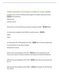 CSOSS questions and answers Graded A&plus; latest update&NewLine;List three items that the CSOSS provides support for combat systems personnel -&NewLine;System operation&NewLine;Maintenance&NewLine;Casualty control&NewLine;Who did the C
