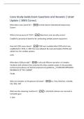 Csoss Study Guide Exam Questions and Answers &vert; latest&NewLine;Update &vert; 100&percnt; Correct&period;&NewLine;What does Csoss stand for&quest; -Combat System Operational Sequencing&NewLine;System&NewLine;What is the purpo