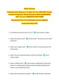 FDLE Firearms  &NewLine;Comprehensive Resource To Help You Ace 2026-2027 Exams &NewLine;Includes Frequently Tested Questions With ELABORATED &NewLine;100&percnt; Correct COMPLETE SOLUTIONS &NewLine;Guaranteed Pass First Attempt&excl;&excl; Current Update&excl;&excl; &NewLine;Instant Download Pdf