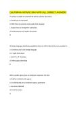 CALIFORNIA NOTARY EXAM WITH ALL CORRECT ANSWERS