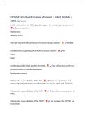 CSOSS Exam Questions and Answers &vert; latest Update &vert;&NewLine;100&percnt; Correct&period;&NewLine;List three items that the CSOSS provides support for combat systems personnel -&NewLine; System operation&NewLine;Maintenance&NewLine;Casualty control&NewLine;Who did the Chief 
