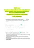 FDLE Probation &NewLine;Comprehensive Resource To Help You Ace 2026-2027 Exams &NewLine;Includes Frequently Tested Questions With ELABORATED &NewLine;100&percnt; Correct COMPLETE SOLUTIONS  &NewLine;Guaranteed Pass First Attempt&excl;&excl; Current Update&excl;&excl;  &NewLine;Instant Download Pdf