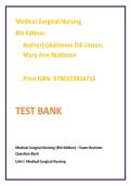 Test Bank Medical-Surgical Nursing &vert; NCLEX Exam Prep