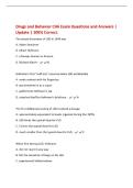 Drugs and Behavior CH6 Exam Questions and Answers &vert;&NewLine;Update &vert; 100&percnt; Correct&period;&NewLine;The actual discoverer of LSD in 1943 was&NewLine;A&period; Adam Sert&uuml;rner&NewLine;B&period; Albert Hofmann&NewLine;C&period; a Navajo shaman in Arizona&NewLine;D&period; Richard Alpert - B&NewLine;Hofmann's first "acid trip