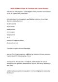NURS 437 Adult 2 Exam &num;1 Questions with Correct Answers