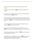 Econ 1 Exam Questions with Complete Solutions &vert;latest&NewLine;update&NewLine;In economics&comma; scarcity means that -society's desires exceed resources&NewLine;available&period;&NewLine;Starting at PP1&comma; an increase in the capacity to produce can be represented by a&NewLine;movement from point -