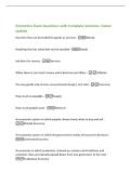 Economics Exam Questions with Complete Solutions &vert;latest&NewLine;update&NewLine;Any item that can be traded for goods or services -Money&NewLine;Anything that has value that can be touched -Goods&NewLine;Job done for money -Services&NewLine;When there is too muc