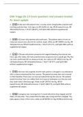 ENA Triage ESI 2&period;0 Exam questions and answers Graded&NewLine;A&plus; latest update&NewLine;2 -An 82-year-old patient from a nearby senior living facility presents with&NewLine;vomiting and diarrhea&period; Vital signs are BP 92&sol;60 mm Hg&comma; HR 60 beats&sol;minute&comma; RR&NewLine;28 breaths&sol;minute&comma; T 35&period;8&deg;