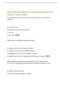 ENA Disaster Management Exam questions and answers&NewLine;Graded A&plus; latest update&NewLine;The Homeland Security Council was created and evolved as a result of which&NewLine;incident&quest;&NewLine;A&period; Hurricane Katrina&NewLine;B&period; September 11&comma; 2001&comma; terrorist attack&NewLine;C&period; Cold war&NewLine;D&period; BP oil spill