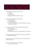 MORTUARY LAW MIDTERM STUDY  QUESTIONS WITH CORRECT ANSWERS GRADED A&plus; FOR 2026-2027 ASSURED EXCEL&excl;&excl;