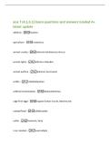 ena 7 &lpar;4&comma;5&comma;5&period;1&rpar; Exam questions and answers Graded A&plus;&NewLine;latest update&NewLine;additive -lis&auml;aine&NewLine;agriculture -maatalous&NewLine;animal cruelty -el&auml;imiin kohdistuva julmuus&NewLine;animal rights -el&auml;inten oikeudet&NewLine;animal welfare -el&auml;inten hyvinvointi