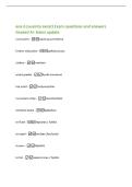 ena 6 &lpar;uusinta sanat&rpar; Exam questions and answers&NewLine;Graded A&plus; latest update&NewLine;curriculum -opetussuunnitelma&NewLine;further education -