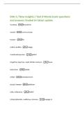 ENA 01-02 Exam questions and answers Graded A&plus; latest update yksikielinen -monolingual tuoda maahan -import vied&auml; maasta -export l&auml;pi&comma; kauttaaltaan -through