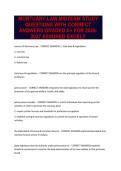 MORTUARY LAW MIDTERM STUDY  QUESTIONS WITH CORRECT ANSWERS GRADED A&plus; FOR 2026-2027 ASSURED EXCEL&excl;&excl;