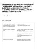 VA Sales License Test REVISED AND UPDATED FOR 2026&sol;2027 ACTUAL EXAM COMPLETE QUESTIONS AND CORRECT DETAILED ANSWERS &lpar;VERIFIED ANSWERS&rpar; &vert;ALREADY GRADED A&plus;&vert;&vert;BRAND NEW&excl;&excl;