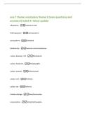 ena 7 theme vocabulary theme 3 Exam questions and&NewLine;answers Graded A&plus; latest update&NewLine;adaptation -sopeutuminen&NewLine;Anthropocene -antroposeeni&NewLine;atmosphere -ilmakeh&auml;&NewLine;biodiversity -luonnon monimuotoisuus&NewLine;carbon dioxide&comma; CO2 -hiilidioksidi&NewLine;carbon footprint -hii