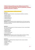 NURS 676 Advanced Pharmacology Midterm Exam &lpar;WCU&rpar; &vert; Complete Study Guide with Real Questions&comma; Verified Answers & Detailed Rationales &vert; Summer 2025&sol;2026 &vert; Graded A&plus;