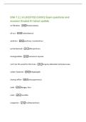 ENA 7 2&period;1 A LIFESTYLE CHOICE Exam questions and&NewLine;answers Graded A&plus; latest update&NewLine;air-filtration -ilmansuodatus&NewLine;all-out -kaikenkattava&NewLine;ambition -pyrkimys&comma; kunnianhimo&NewLine;animal-derived -el&auml;inper&auml;inen&NewLine;biodegradable -luonnossa hajoava&NewLine;can't see the