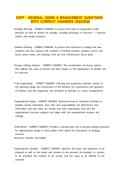 CEFP - GENERAL ADMIN & MANAGEMENT QUESTIONS WITH CORRECT ANSWERS