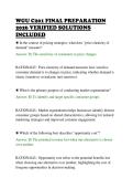 WGU C201 FINAL PREPARATION&NewLine;2026 VERIFIED SOLUTIONS&NewLine;INCLUDED