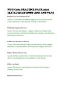 WGU C201 PRACTICE PACK 2026&NewLine;TESTED QUESTIONS AND ANSWERS
