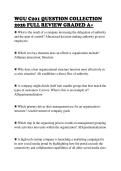 WGU C201 QUESTION COLLECTION&NewLine;2026 FULL REVIEW GRADED A&plus;
