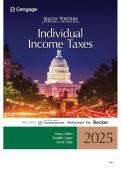 TEST BANK FOR South-Western Federal Taxation 2025&colon; Individual Income Taxes 48th Edition by James Young&comma; Annette Nellen&comma;Mark Persellin ISBN&colon;978-0357988954 COMPLETE GUIDE ALL CHAPTERS COVERED 100&percnt; VERIFIED A&plus; GRADE ASSURED&excl;&excl;&excl;&excl;NEW LATEST UPDATE&excl;&excl;&excl;&excl;&excl;