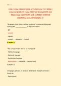 CASLI EXAM NEWEST 2026 ACTUAL EXAM TEST BANK&vert; &NewLine;CASLI GENERALIST EXAM PREP WITH COMPLETE 650 &NewLine;REAL EXAM QUESTIONS AND CORRECT VERIFIED &NewLine;ANSWERS&sol; ALREADY GRADED A&plus;