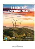 TEST BANK FOR Essential Environment&colon; The Science Behind the Stories 7th Edition by Jay H Withgott&semi; Matthew Laposata ISBN&colon;9780138276959 COMPLETE GUIDE ALL CHAPTERS COVERED 100&percnt; VERIFIED A&plus; GRADE ASSURED&excl;&excl;&excl;&excl;&excl;NEW LATEST UPDATE&excl;&excl;&excl;&excl;