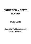 Esthetician State Board Exam Prep 2026&sol;2027 &vert;  Complete Study Guide&comma; Practice Questions & Licensing Review