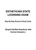 Esthetician State Exam Prep &vert; The Ultimate Study Guide&comma; Practice Tests & Licensing Review