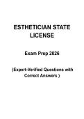  Esthetician State Licensing Exam Prep 2026&colon; Complete Study Guide&comma; Practice Tests&comma; Real Exam Questions & Step-by-Step Review for First-Time Passers