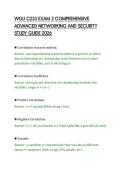 WGU C233 EXAM 3 COMPREHENSIVE&NewLine;ADVANCED NETWORKING AND SECURITY&NewLine;STUDY GUIDE 2026