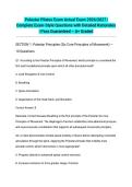  Polestar Pilates Exam Actual Exam 2026&sol;2027 &vert; Complete Exam-Style Questions with Detailed Rationales &vert; Pass Guaranteed &ndash; A&plus; Graded