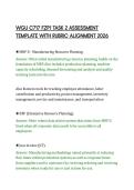 WGU C717 FZP1 TASK 2 ASSESSMENT&NewLine;TEMPLATE WITH RUBRIC ALIGNMENT 2026