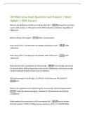 HIV Med comp Exam Questions and Answers &vert; latest&NewLine;Update &vert; 100&percnt; Correct&period;&NewLine;What is the definition of AIDS set forth by the CDC&quest; -HIV positive and CD4&NewLine;count <200 cells&sol;uL or HIV positive with AIDS-indicator conditions regardless of&NewLine;CD4 count&period;&NewLine;What cel