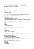 HST 100 EXAM 2 QUESTIONS WITH VERIFIED ANSWERS 100- ACCURATE