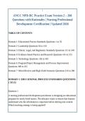 ANCC NPD-BC Practice Exam Version 2 &ndash; 260 &NewLine;Questions with Rationales &vert; Nursing Professional &NewLine;Development Certification &vert; Updated 2026