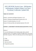 ANCC PPCNP-BC Practice Exam &ndash; 260 Questions &NewLine;with Rationales &vert; Pediatric Primary Care Nurse &NewLine;Practitioner Certification &vert; Updated 2026