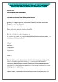 NR 605 PSYCHIATRIC-MENTAL HEALTH&colon; DIAGNOSIS & MANAGEMENT IN PSYCHIATRIC-MENTAL HEALTH ACROSS THE LIFESPAN I PRACTICUM WEEK 3 MIDTERM EXAM 2026&sol;2027 &vert; MOST TESTED &vert; 50 VERIFIED Q&A &vert; CHAMBERLAIN - A&plus; GRADED