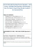 NCLEX-RN 2026 Test Plan Practice Questions &ndash; NGN &NewLine;Format &vert; 260 High-Yield Questions with Rationales &vert; &NewLine;Bow-Tie&comma; Matrix&comma; Drag & Drop Already Graded A&plus; &NewLine;for Guaranteed Pass