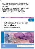Medical-Surgical Nursing&colon; Concepts & Practice &lpar;5th Edition&comma; Holly K&period; Stromberg&rpar; &ndash; Study Guide and Practice Questions