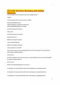 NYC FSD Test Exam Questions with Verified Solutions