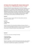 ECS Week 3 TCCC Exam 2026&ndash;2028 &vert; Tactical Combat Casualty Care Q&A Study Guide