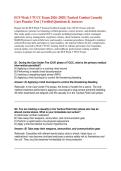 ECS Week 3 TCCC Exam 2026&ndash;2028 &vert; Tactical Combat Casualty Care Q&A Study Guide