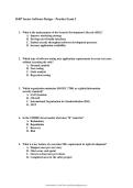 WGU D487 Secure Software Design Practice Exam 2 Study Guide Review Resource